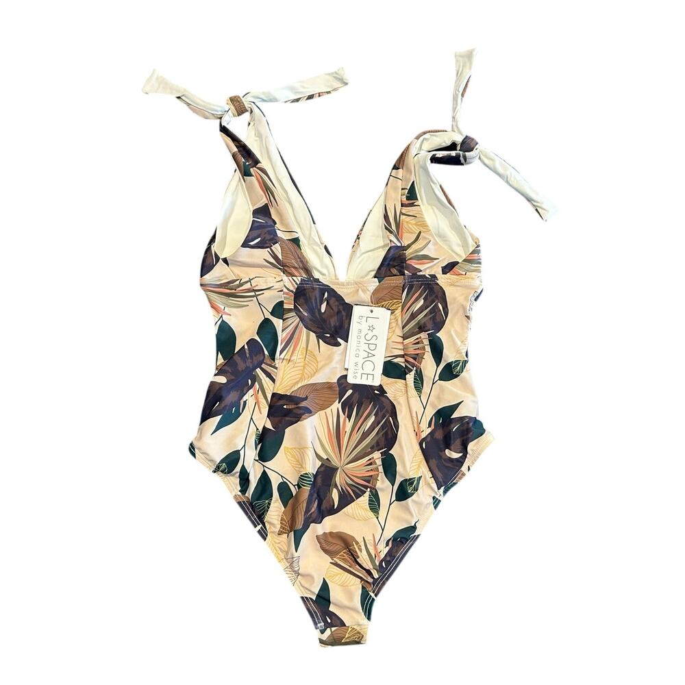 NWT L*Space Isabelle One-Piece Tropical Print Swimsuit – Size 6 - Picture 2 of 5